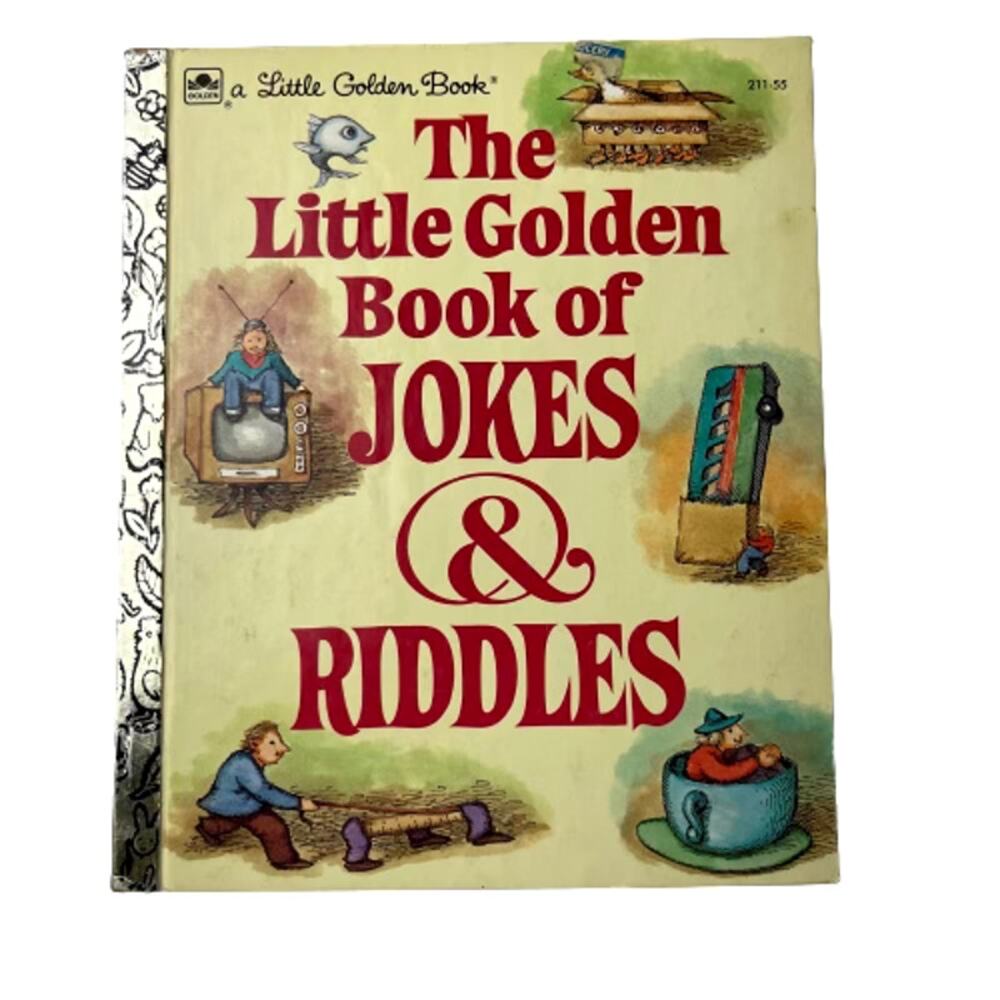 Vintage Little Golden Book Jokes & Riddles 1983